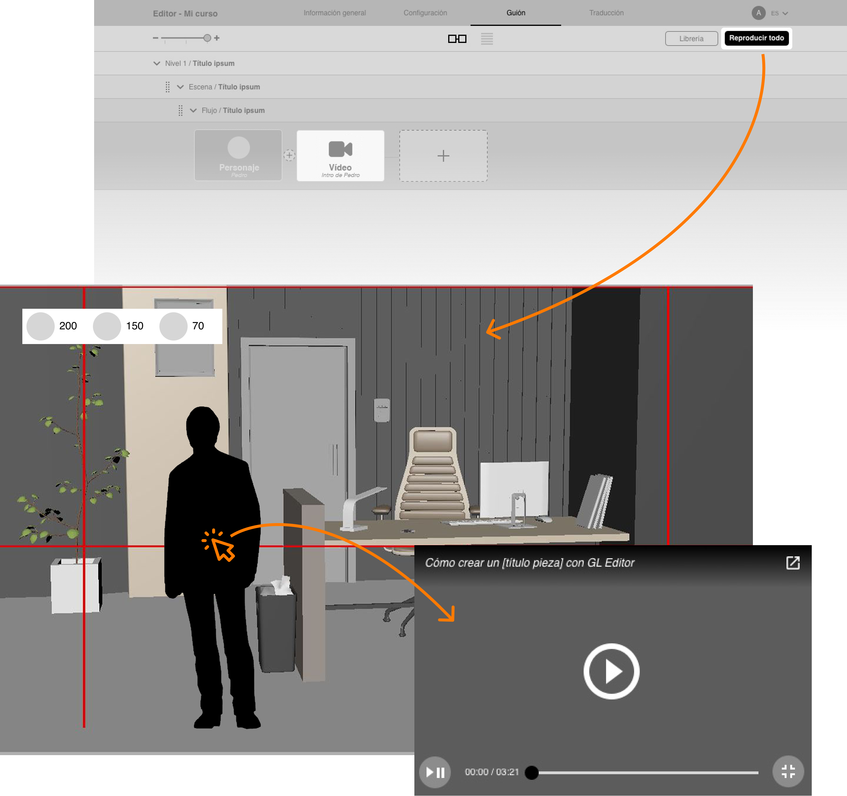 GL Editor – preview wireframe